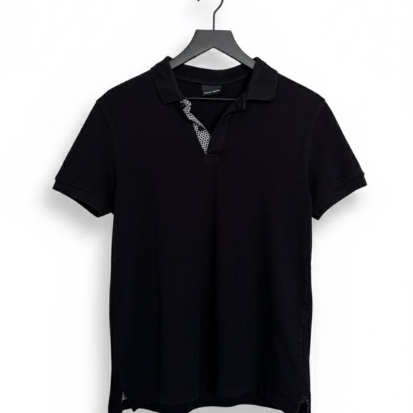 Jared Lang Other - Jared Lang Men's Black Short Sleeve Polo Size Medium